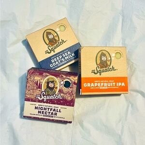 Dr. Squatch Men’s Natural Soap ~ Deep Sea Goats Milk•Nightfall Nectar•Grapefruit